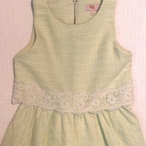 Children’s pastel green dress